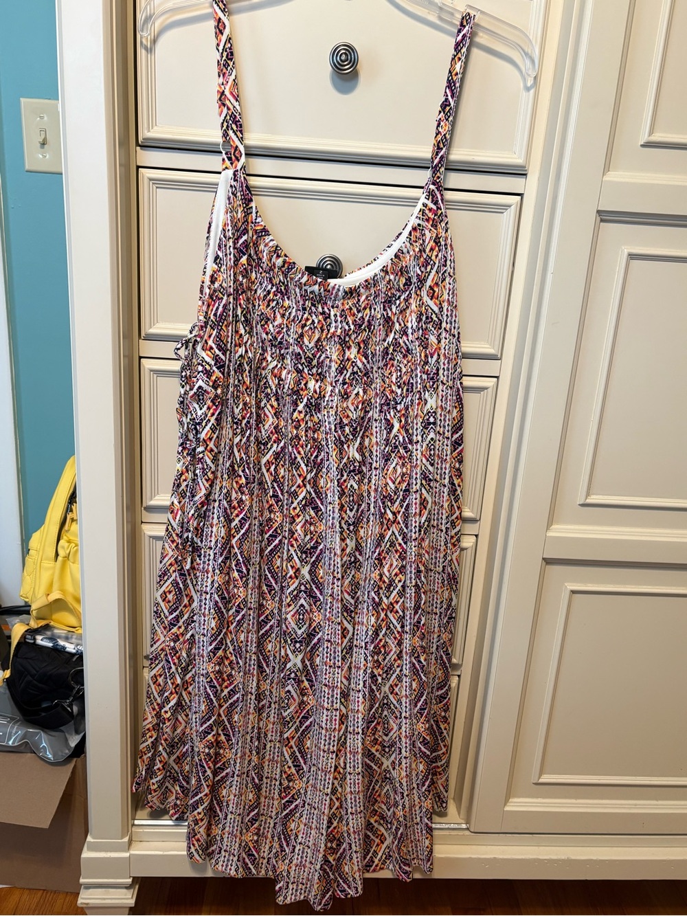 torrid Multicolor Geometric Print Sleeveless Dress